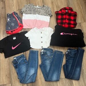 Girls Clothing Lot | 9 pieces | size 10/12 large